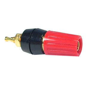Socket banana 4mm red gold pl. k2051-rd