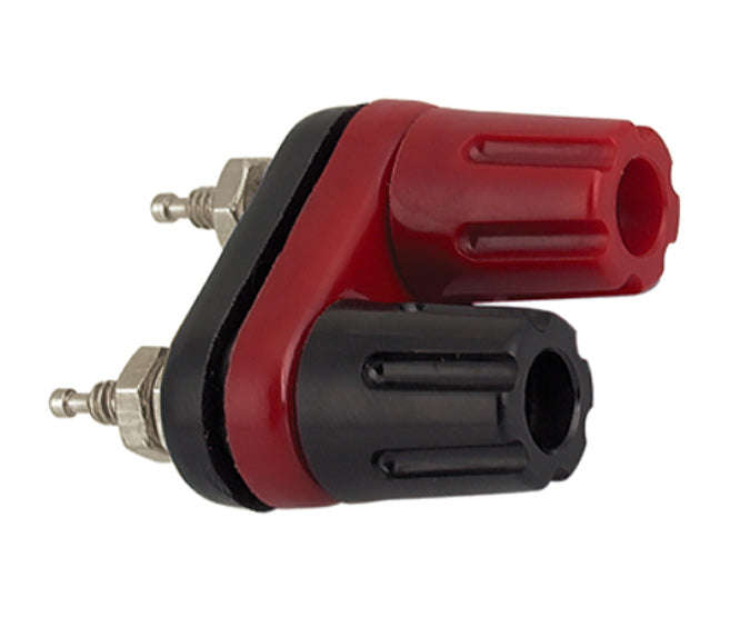 Socket banana dual blk/rd k2102