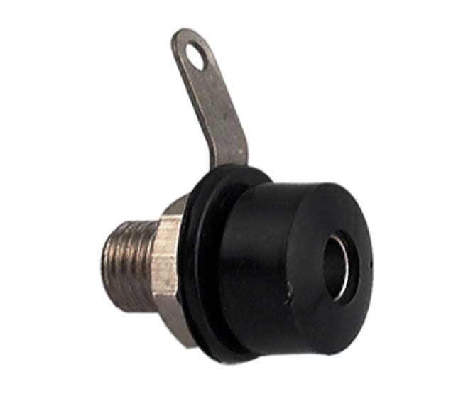 Socket banana 4mm black k211-bk