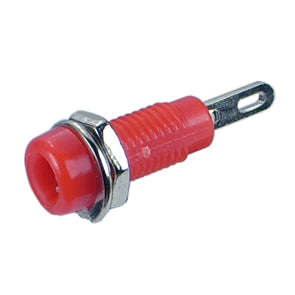 Socket banana 2mm red k2141-red