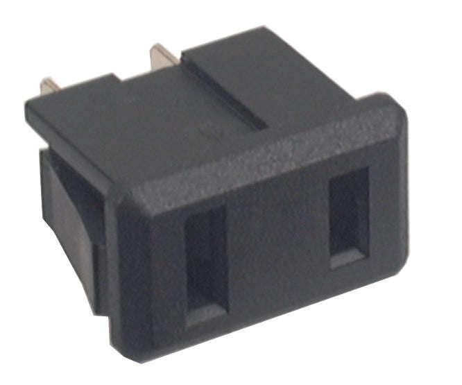Socket ac flat 2-pin p/mnt american k2513
