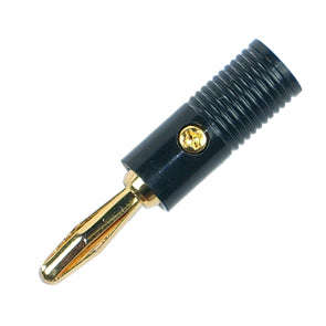 Plug banana 4mm blk scr-type k296022-bk