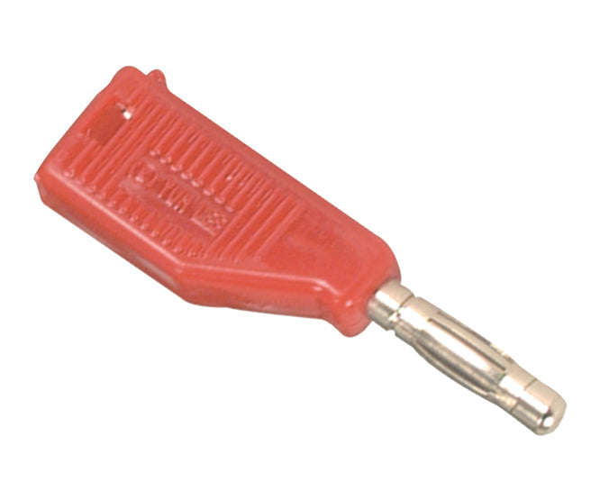 Banana plug 4mm red ret stackable k296108-red