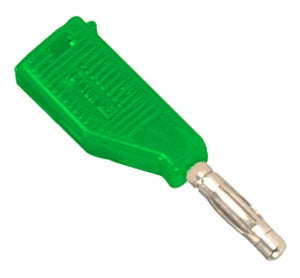Plug banana 4mm green rec top-st k296100-gr   220703