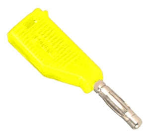 Plug banana 4mm yellow rec top-st k296100-yl    220702