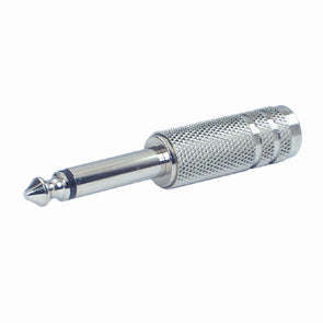 Plug 6.3 mono metal no sleeve k305a