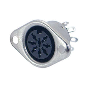 Socket din 8-way 270d p/mnt k3710h