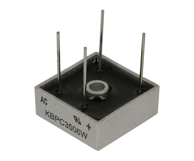 Bridge rectifier sqr pcb 600v 35a 4pin - debulk kbpc3506w *dbk*