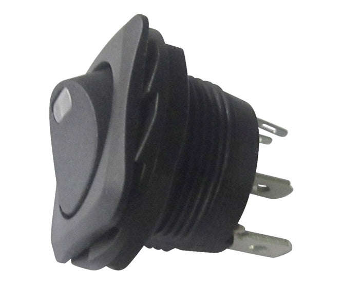 Rocker switch 20mm sqr with red led (no resistor) KCD1-108-10A
