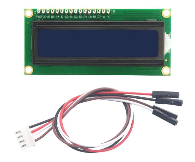 I2c 1602 blue backlight lcd display screen 5v ke2052