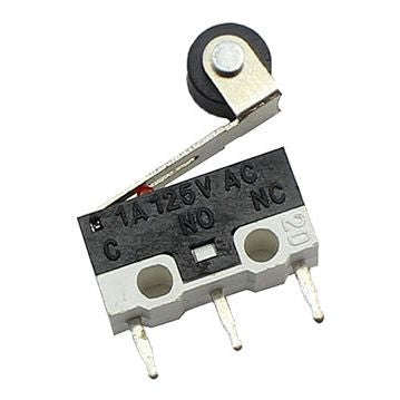 Sub-mini micro limit switch spdt pcb roller - debulk kw10-z4p075