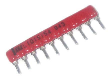 Network sil 10-pin 5-res 4k7 l-10-3s-472