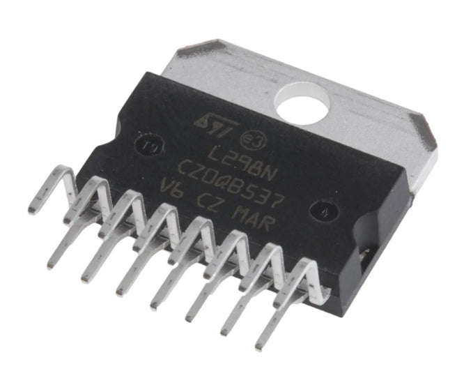 Dc / stepper motor driver ic dual 2a 46v l298n