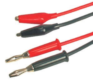 Test leads / probes set straight plug-croc l4112