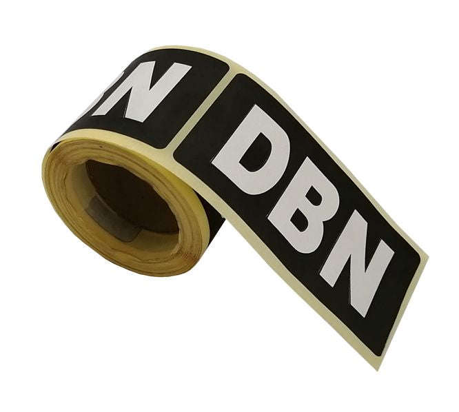 Label sticker dbn print dbn-01-r0