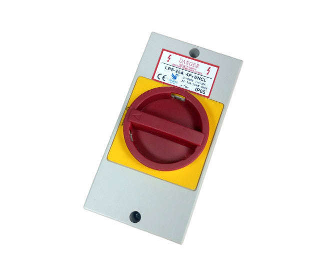 Load break switch 25A 4p (enclosure) LBS-25A-4P+ENCL