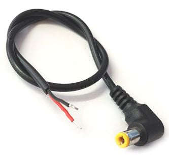 2.5x9mm dc socket in-line open end lead r/a 170126