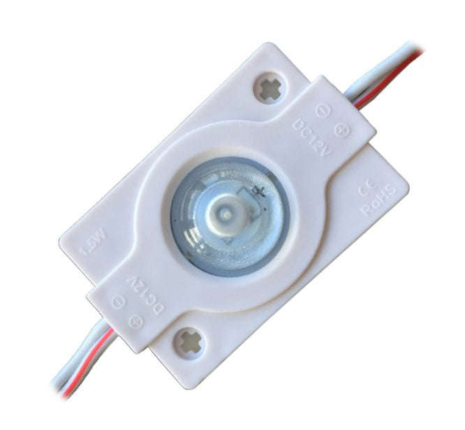 12vdc housed led 1.5w white d=21mm led-1.5w-wht