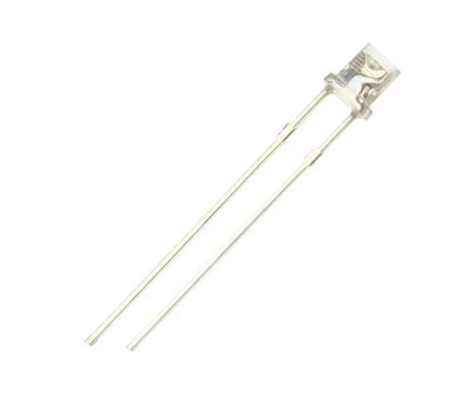 Led 3mm cl-yl flat/concave bl-ckb335
