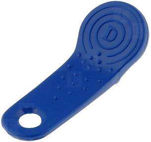 Tag key ring for ibutton holder, blue - excludes ibutton lm9093ab