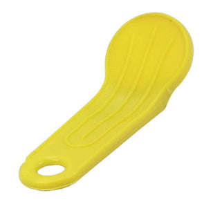 Tag key ring for ibutton holder, yellow - excludes ibutton lm9093ay      yellow