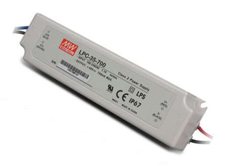 Power supply encl. led driver i=220 o=9-48v 0.7a 35w lpc-35-700