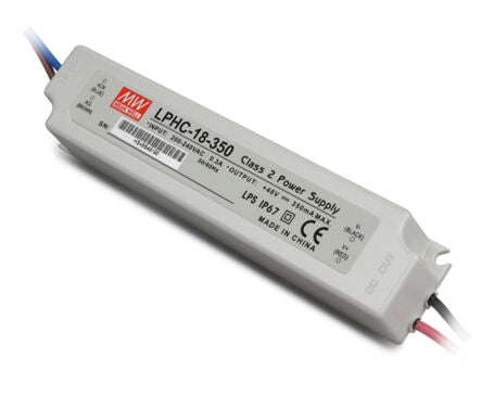 Power supply encl. led driver i=220 o=6-48v 0.35a 18w lphc-18-350