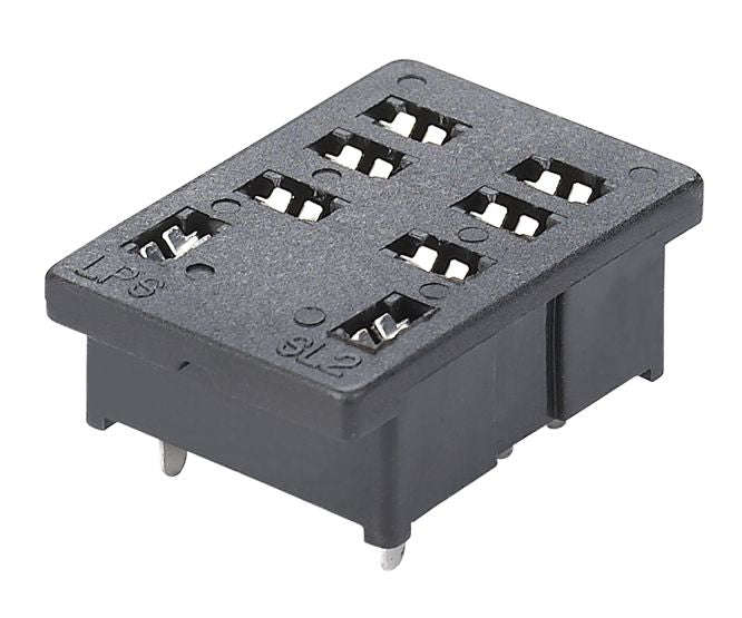 Socket relay 8p pcb 31x21.1x14.2mm lps-sl2