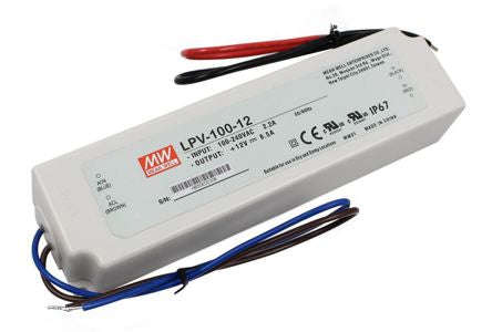 Power supply encl. led driver i=220 o=12v 8.5a 100w lpv-100-12