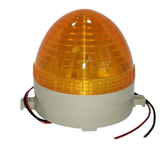 Strobe / beacon led light 12vdc 2w d=70mm amber scr lte-3072-dc12-s-yl-f