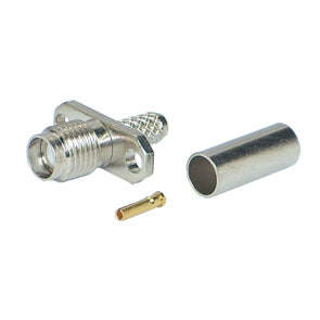 Socket sma p/m flange crimp m5005l