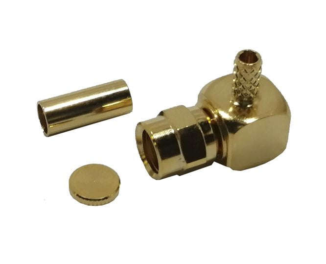 Smc r/a plug crimp type connector m52004