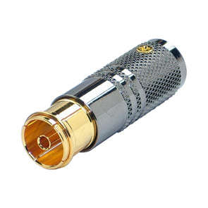 Socket pal/tv metal black 8mm m585675
