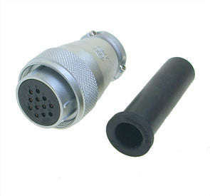 Circular power conn m30 12w socket in-line m595721k