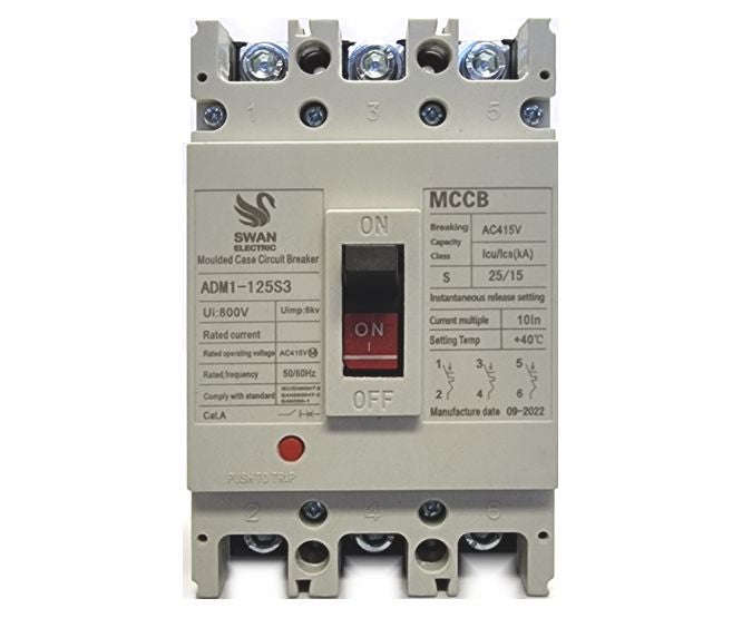 Mccb / circuit breaker 25KA 3poles 225A MCCB-ADM1-250S3225