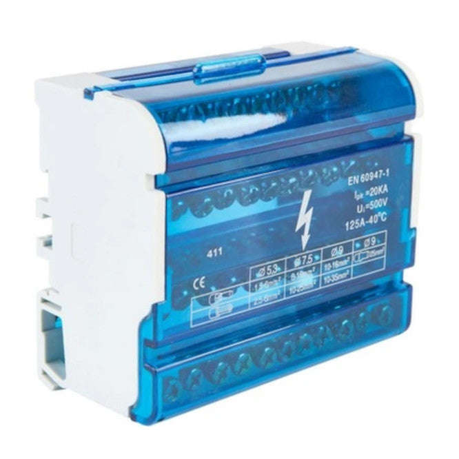 Modular distribution block 4BAR 125A MDB-VC-411