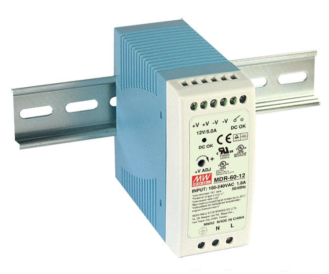 Power supply d/r i=220 o=12v 5a 60w mdr-60-12