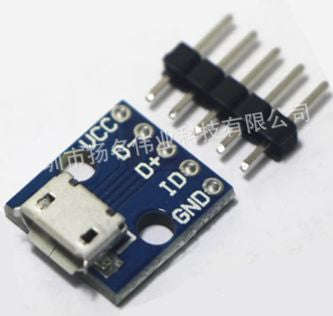 Micro usb interface adaptor board cjmcu