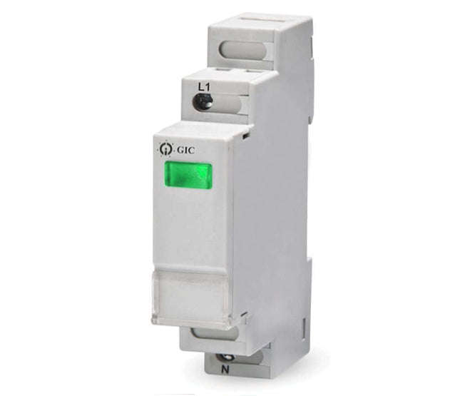 Indicator single phase 240V ac green mm1ndy