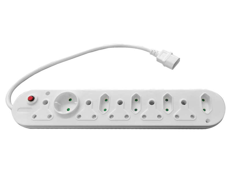 Multi Plug 5x16A 5x5A 0.5m IEC Cord