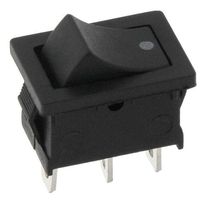 Rocker switch 12x19mm spdt 250v 6a mrs-102a-c3