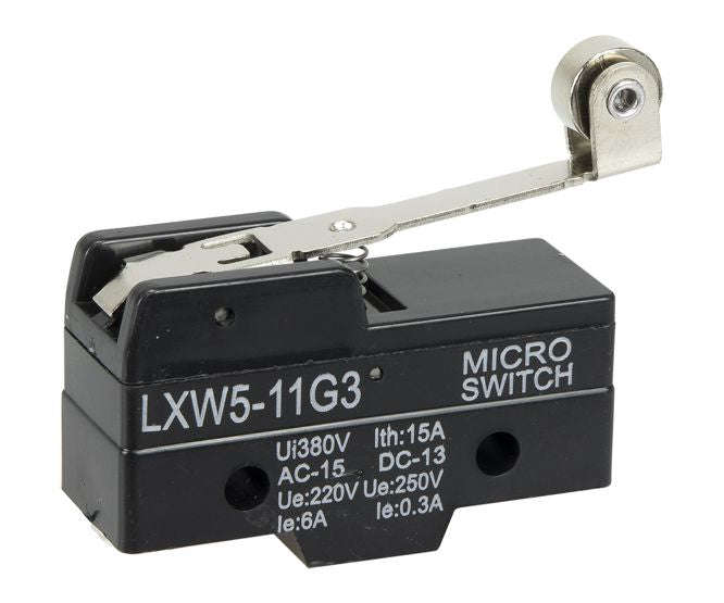 Micro switch lever w/roller MS-LXW5-11G3