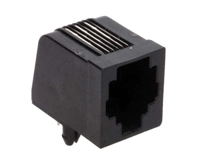 Modular rj45 socket 8p8c r/a pcb n3712-012-01