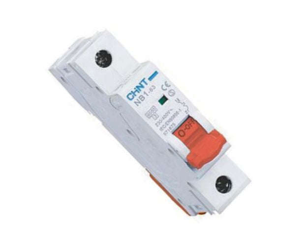 Mini din-rail mount circuit breaker 32a 1p -6ka d curve nb1-63d-132