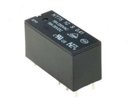 Relay dpdt 8a 12vdc rect 8pin nt75-2cs8dc12v0.41 5.0
