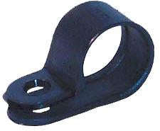 Corner p-clip for cables 17.5mm h10p-hs-bk-c1