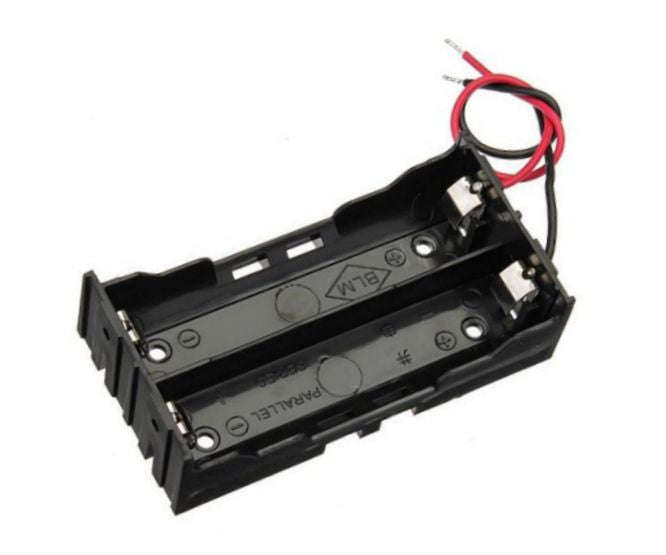 Battery holder for 2x18650 series lithium pa18650*2