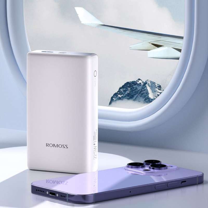 Romoss PAC10 10000mAh 20W Fast Charge Power Bank  White