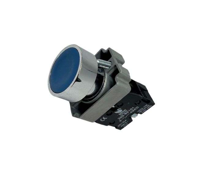 22mm push button flush n/o blue PB-ADP2-BA61