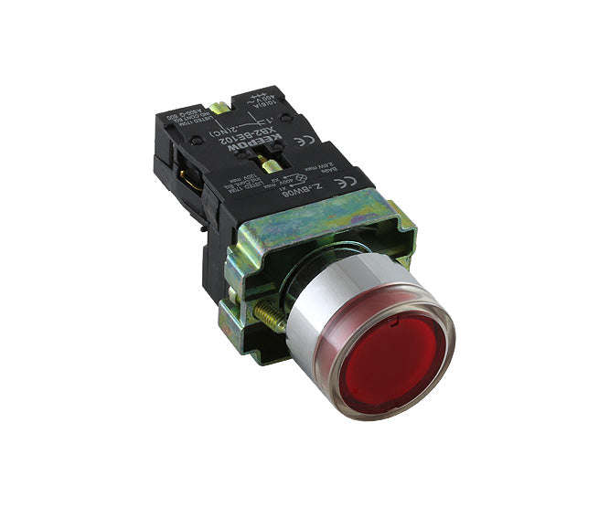Push button illuminated red PB-XB2-BW3462-R
